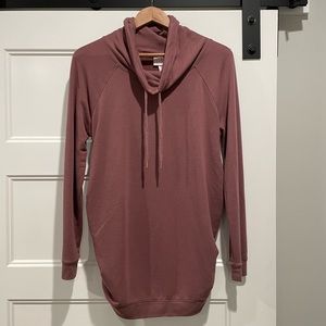 Isabel maternity cowl neck shirt